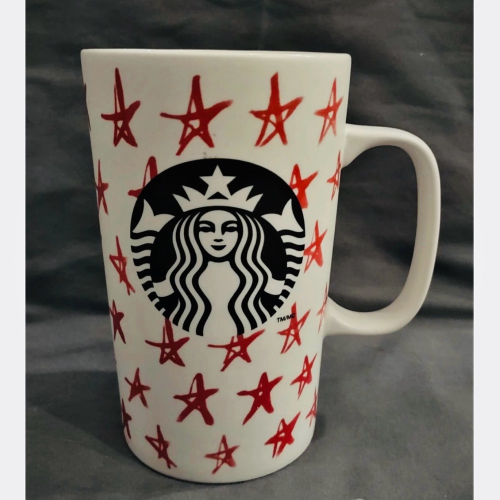 Starbucks 16oz Red Stars Coffee Mug